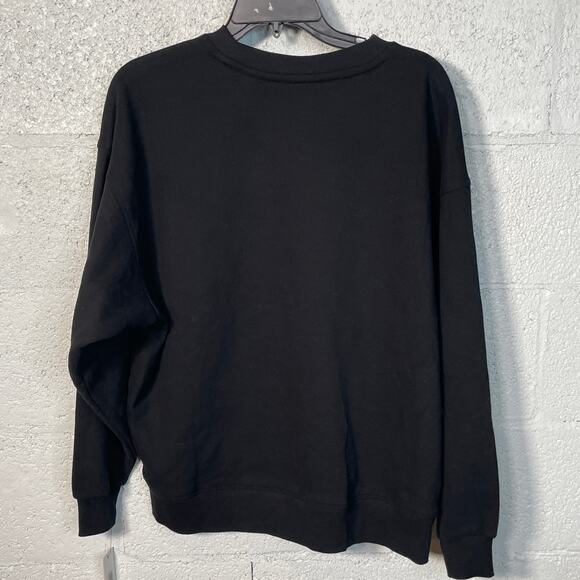 Calvin Klein Women's Logo Crewneck Sweatshirt - black XS - Picture 1 of 7